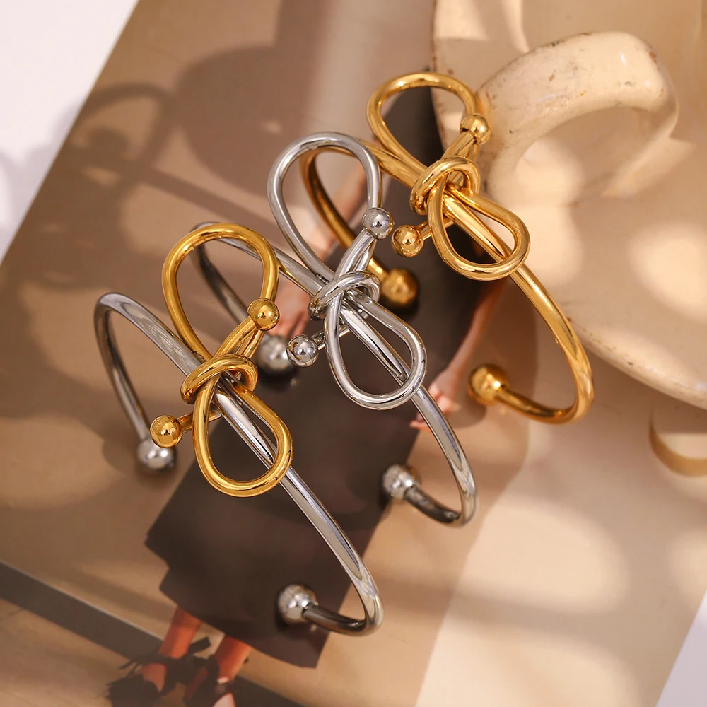 Bow Knot Cuff Bracelet