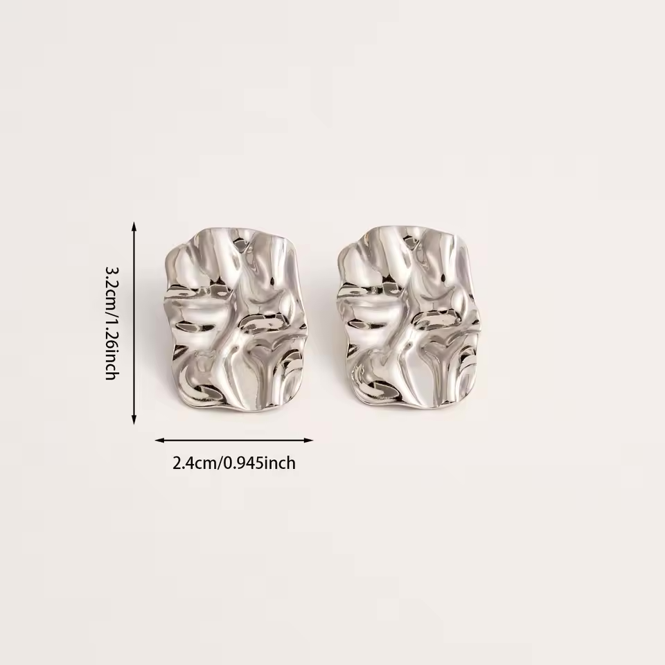 Sculpted Gold Earrings