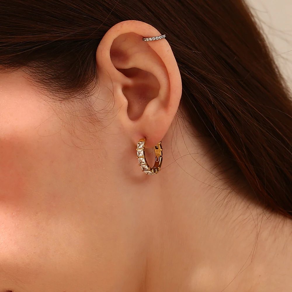 Regal Radiance Hoops