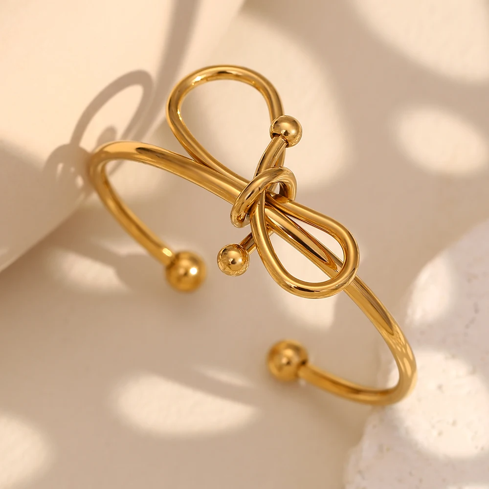 Bow Knot Cuff Bracelet