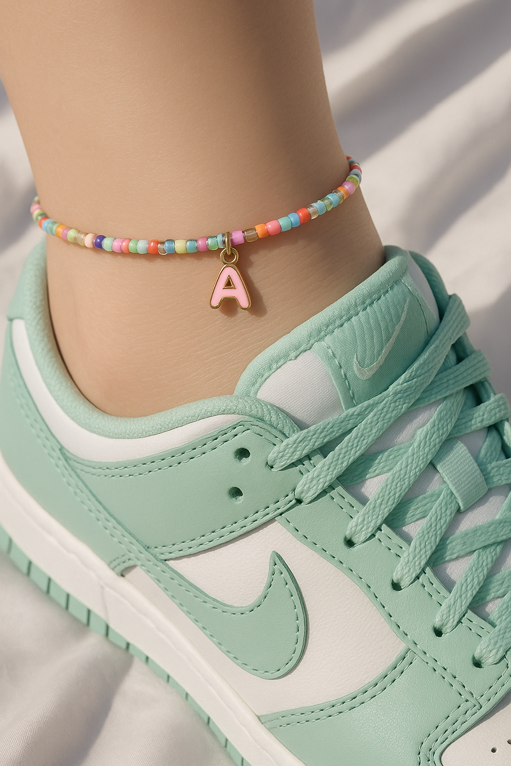Colorful Beach Babe Anklet '18k Gold Plated'
