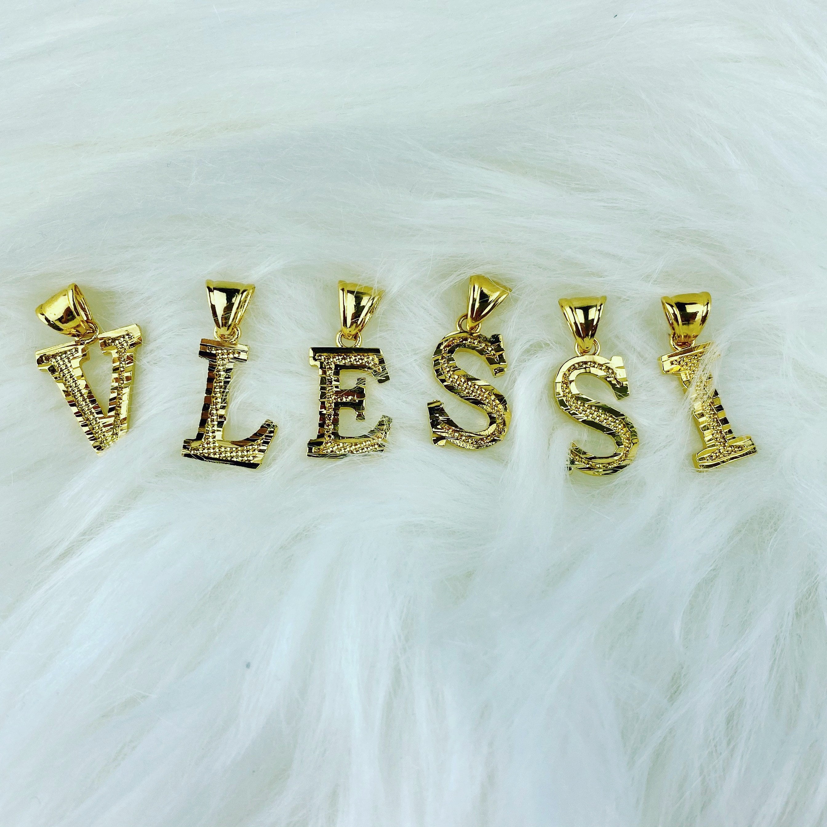 Alphabet Pendant '18k Gold Plated'