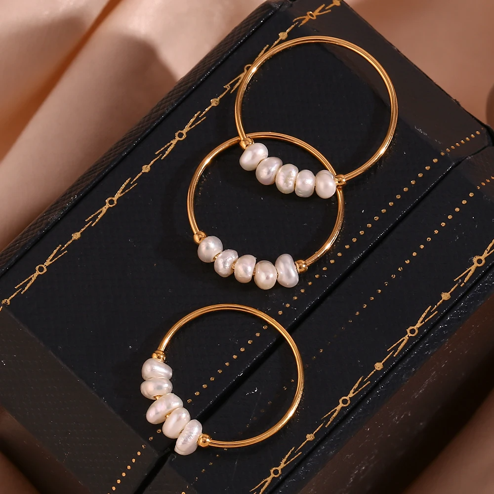 Lustrous Pearl Rings