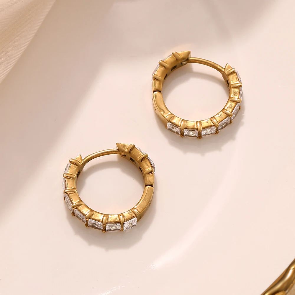Regal Radiance Hoops