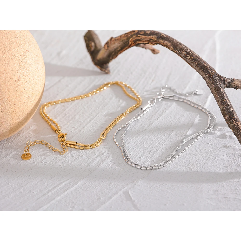 Classic Double-Layer Anklet
