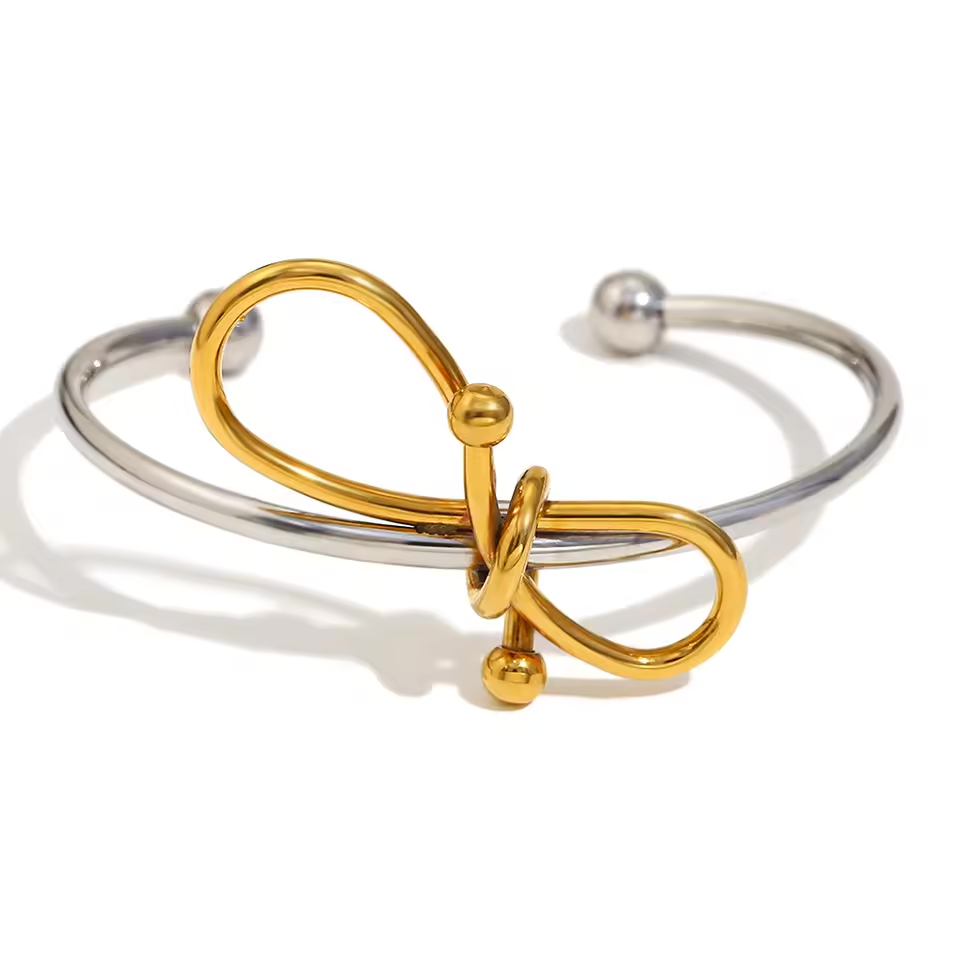 Bow Knot Cuff Bracelet