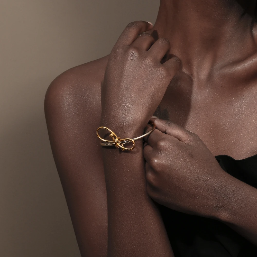 Bow Knot Cuff Bracelet