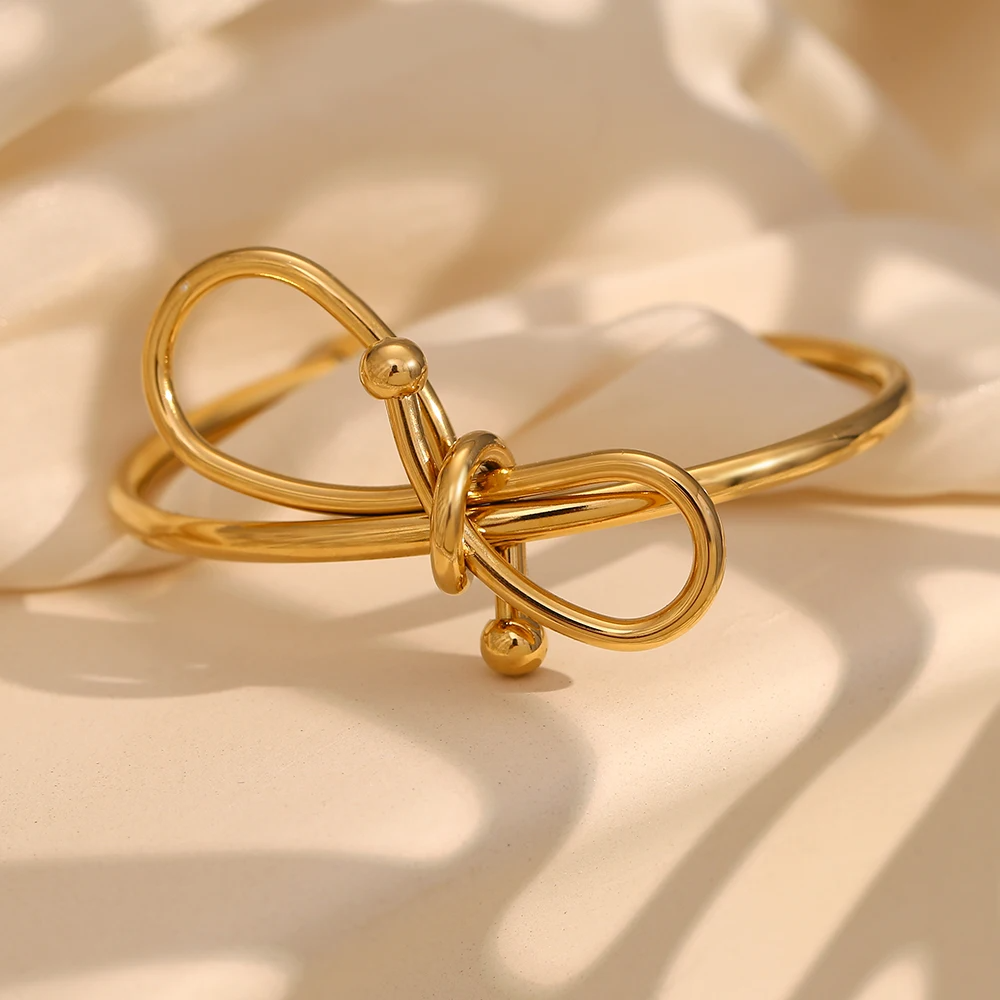 Bow Knot Cuff Bracelet