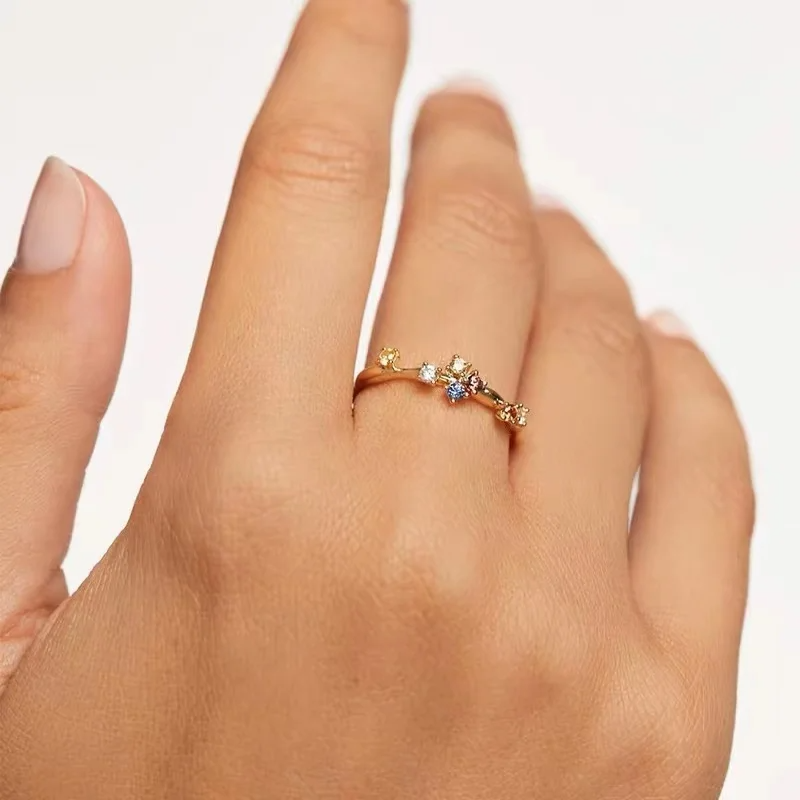 Celeste Multi-Stone Ring