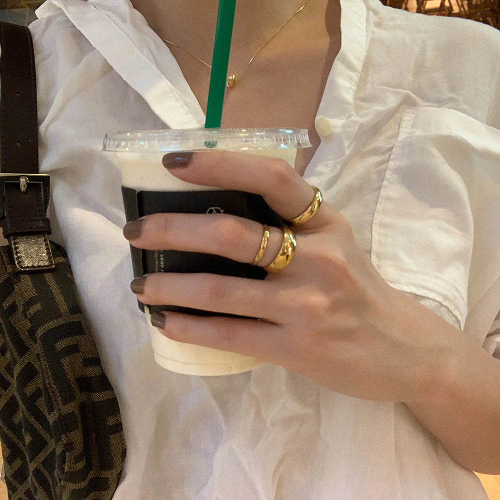 Minimalist Elegance Ring '18k Gold Plated'