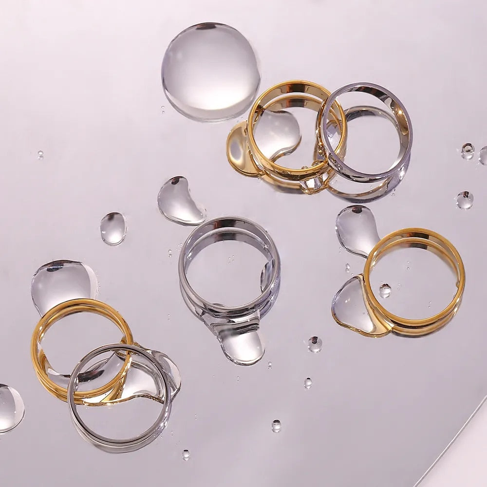 Minimalist Elegance Ring '18k Gold Plated'