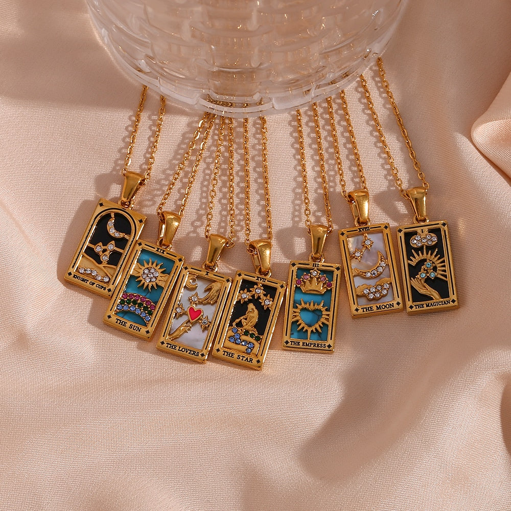 OEM/ODM Design Custom Fashion 925 Sterling Silver 14K 18K Gold Jewelry  Simple Personalized Tarot Card Letter Tags Pendant Necklace - China Pendant  Necklace and Necklace price | Made-in-China.com