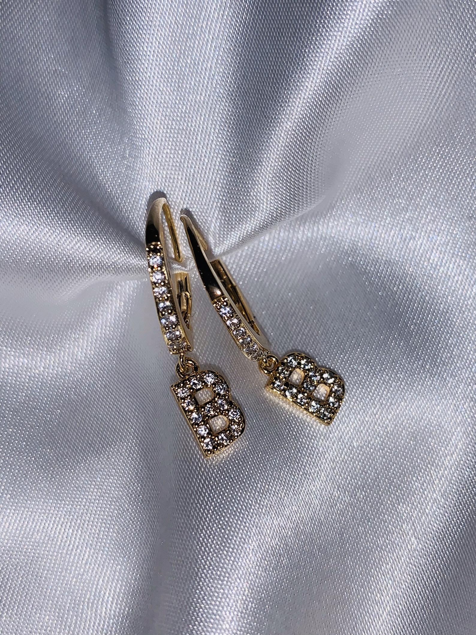 Alphabet Letter Earrings