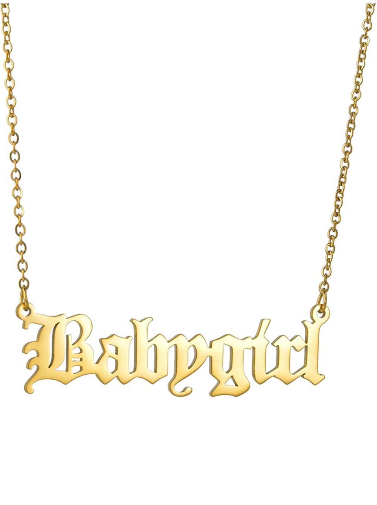Old English Babygirl Pendant
