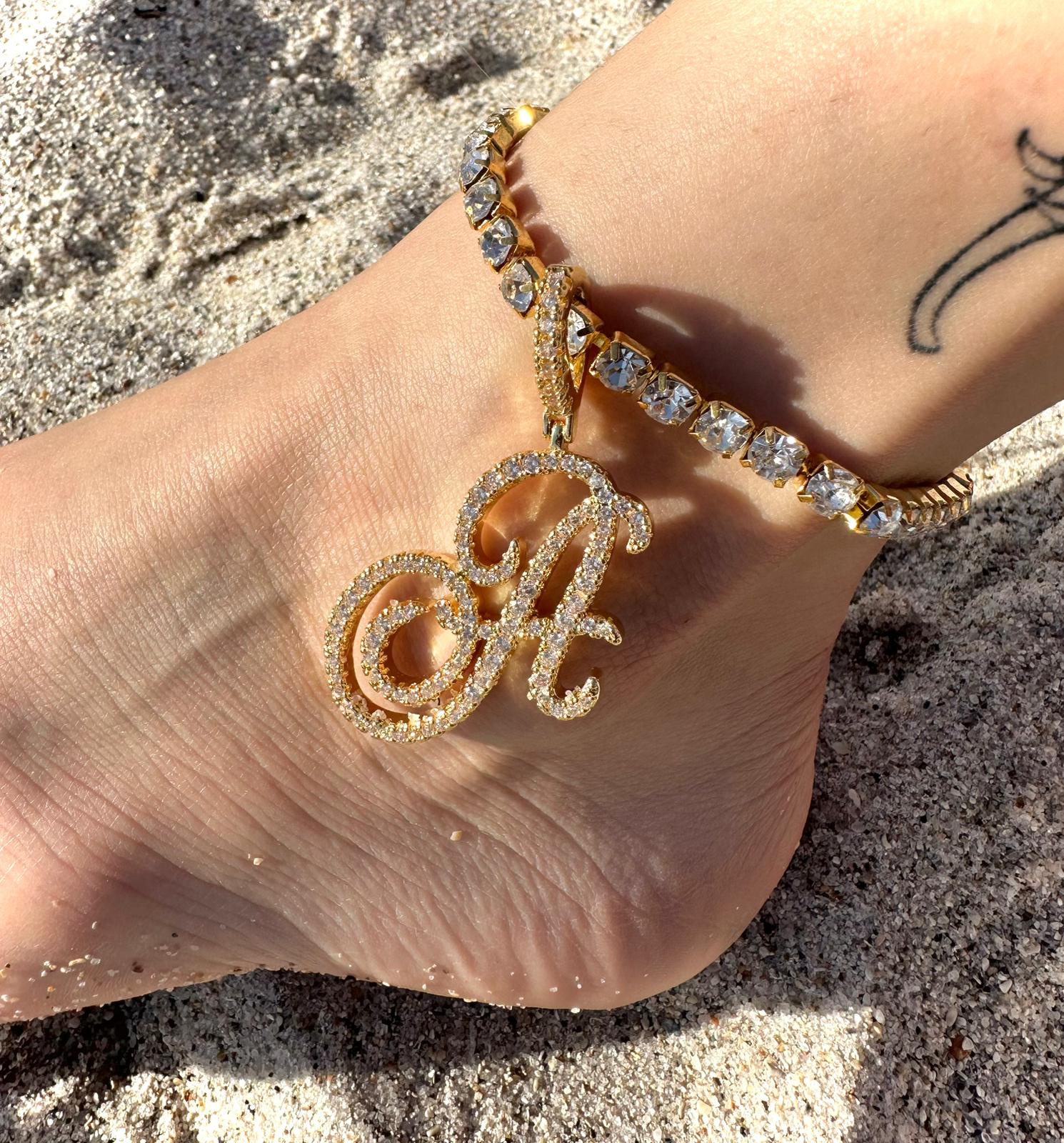 The Monogram Letter Bracelet/Anklet | C.J.ROCKER B